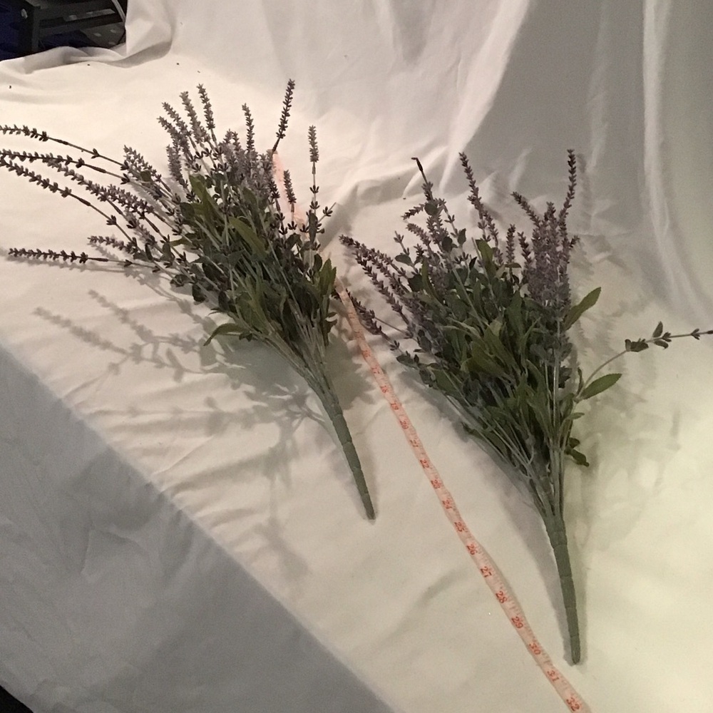 Lavender and Green Artificial Floral Stems